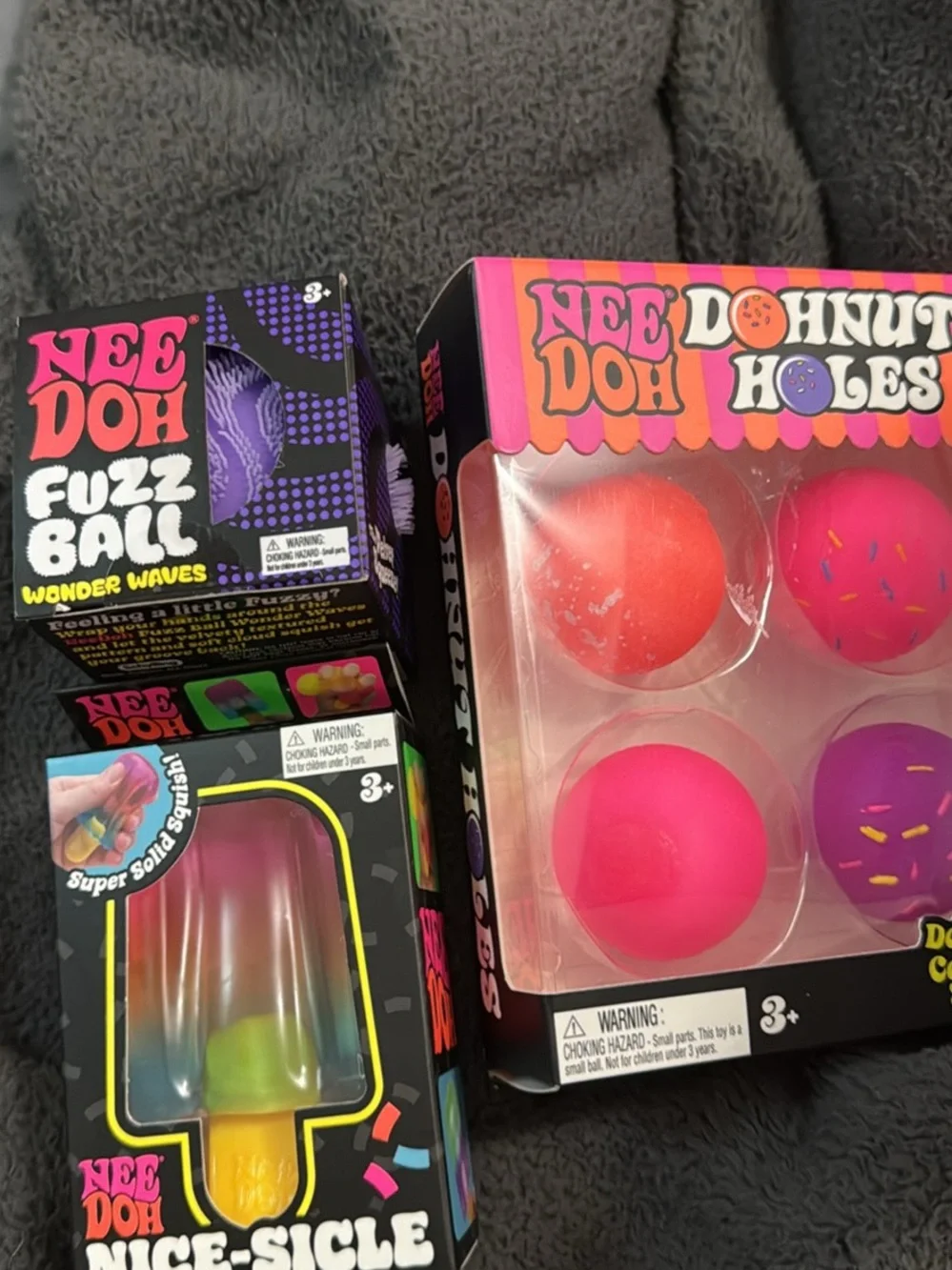 Donut Holes Pink Toy Stress Balls - Brand